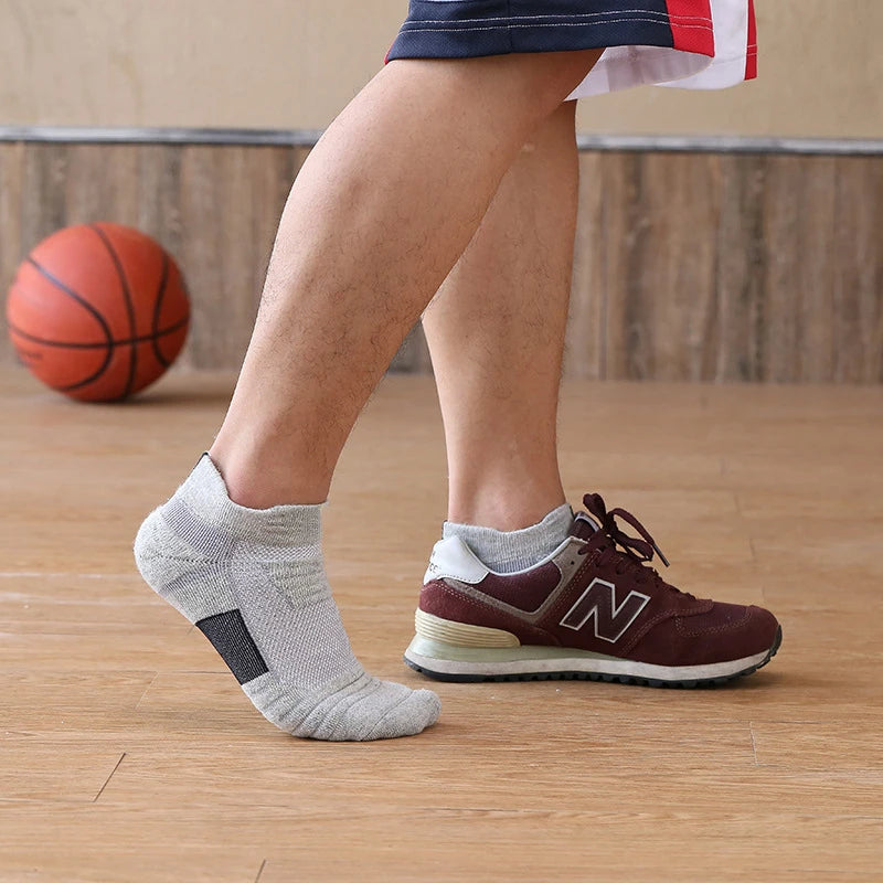 1/3 Pairs Anti-slip Football Socks Men Cotton Sock Short Long Tube Soccer Basketball Sport Socks Breathable Sock