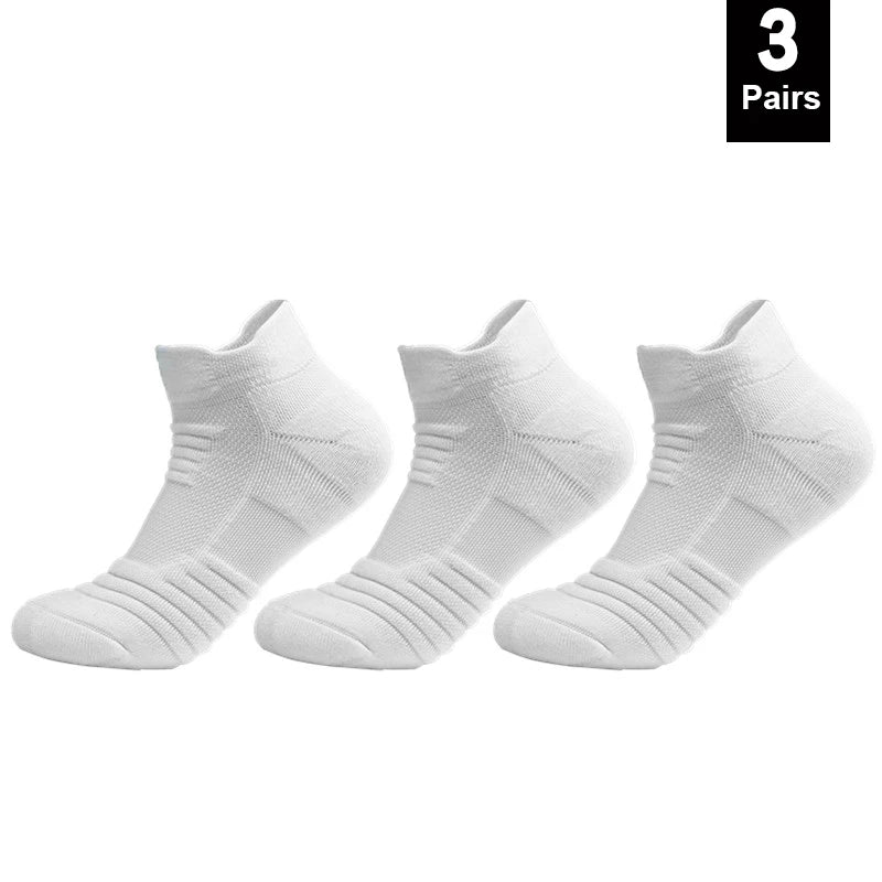 1/3 Pairs Anti-slip Football Socks Men Cotton Sock Short Long Tube Soccer Basketball Sport Socks Breathable Sock